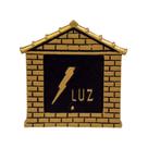 Visor de Leitura Luz Colonial Ouro Alumínio Fundido 19x19cm Metalmig