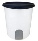 Visualware 3,3 litros Branco com tampa Preta Tupperware Visualware 3,3 litros Branco com tampa Preta Tupperware