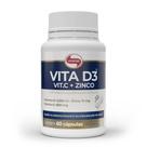 Vita D3 + Vit C + Zinco (60 caps) - Padrão: Único Vita D3 + Vit C + Zinco (60 caps) - Padrão: Único