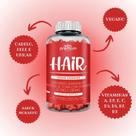 Vita premium gummies hair sbr morango c/60 cps
