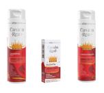 Vita Seiva Cavalo Real Cresce Forte 03 Produtos (Shampoo/Condicionador/Duovin A) Kit Incolor 03