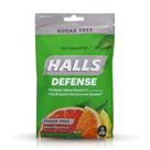 Vitamin C Drops Halls Defense, sem açúcar, citrinos variados, 25 quilates