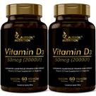 Vitamin D3 2000ui 2x60 Cápsulas softgels - Alisson Nutrition