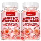 Vitamin Gummies Ceecisee 50+ Women Organic Vegan 120 unidades