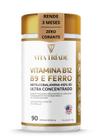 Vitamina B12 concentrado com Ácido Fólico e Ferro 90 Cápsulas Rende 3 meses Vitamina B12 concentrado com Ácido Fólico e Ferro 90 Cápsulas Rende 3 meses