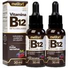 Vitamina B12 Metilcobalamina Em Gotas 2 Frascos 30ml Sabor Frutas Vermelhas