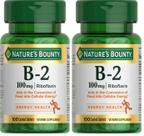 Vitamina B2 Riboflavina 100 mg 200 comprimidos Nature's Bounty