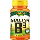 Vitamina B3 Niacina Vegano 500mg Puro 60 Caps Unilife