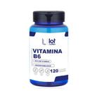 Vitamina B6 Piridoxina 120 cápsulas Sistema Nervoso Hormônios
