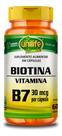 Vitamina B7 Biotina 60 Cápsulas 500mg Unilife Vitamina B7 Biotina 60 Cápsulas 500mg Unilife