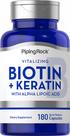 Vitamina Biotina 5000mcg Piping Rock 180 Cápsulas Queratina