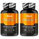Vitamina C 120 Cápsulas Imunidade Growth Supplements Kit 2 Potes