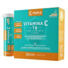 Vitamina C 1g+Vit D+Zinco Efervescente 30 unidades- C-Triple