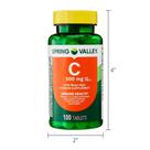 Vitamina C 500 mg com 100 spring valley