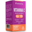 Vitamina C 500mg - Ácido Ascórbico - (30 Caps) - Sanavita