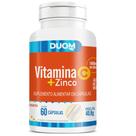 Vitamina c 500mg com zinco 7mg 60 caps super imunidade - duom