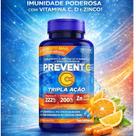 Vitamina C D Zinco Tripla Ação 150Caps Prevent Pharma