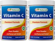 Vitamina C em pó Best Naturals, 2 libras, puro sem transgênicos Vitamina C em pó Best Naturals, 2 libras, puro sem transgênicos