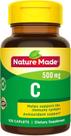 Vitamina C Nature Made 500 mg, 100 cápsulas, suporte imunológico