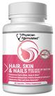 Vitamina, cabelo, pele, unhas, formulada por médicos: 7500 mcg de biotina, 60 ct