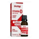 Vitamina D em Gotas 20ml Sabor Framboesa Duom