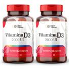 Vitamina D3 2000 UI (Colecalciferol) 60 Cápsulas 500mg Suporte Imunológico e Saúde Óssea 2 potes Vitamina D3 2000 UI (Colecalciferol) 60 Cápsulas 500mg Suporte Imunológico e Saúde Óssea 2 potes