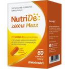 Vitamina d3 2000 ui nutride 60 cápsulas imunidade, ossos e saúde muscular