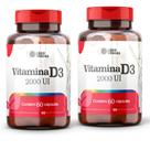 Vitamina D3 2000UI - 60 Cápsulas Colecalciferol Suporte para Ossos e Imunidade