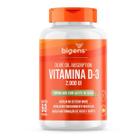 Vitamina D3 2000ui Óleo de Oliva Bigens 60 Capsulas