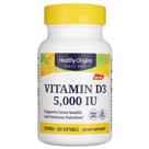 Vitamina D3 5000 IU 120 Softgels 125mcg Importada Healthy Origins