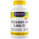 Vitamina d3 5000ui Heallthy Origins 360 Solftegels 125mcg import EUA