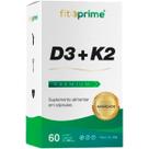 Vitamina D3 com K2 60 Cápsulas Fitoprime