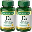 Vitamina D3 em Softgels Nature's Bounty 1000 UI 700 Unidades