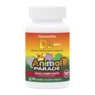 Vitamina D3 para crianças Natures Plus Animal Parade 90 comprimidos Vitamina D3 para crianças Natures Plus Animal Parade 90 comprimidos