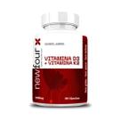 Vitamina D3 + Vitamina K2 500mg 60 cápsulas New Four Sabor:Sem sabor