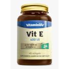 Vitamina E 400ui Óleo de Girassol Alto Teor Diversas Quantidades 45 Cápsulas Vitaminlife Vitamina E 400ui Óleo de Girassol Alto Teor Diversas Quantidades 45 Cápsulas Vitaminlife