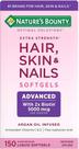 Vitamina Hair Skin & Nails Nature's Bounty Advanced Sem Sabor 150 Cápsulas Vitamina Hair Skin & Nails Nature's Bounty Advanced Sem Sabor 150 Cápsulas