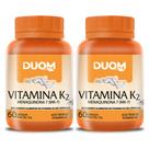 Vitamina K2 60cps (1 ao dia) Duom Kit 2 Frascos