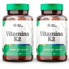 Vitamina K2 MK-7 500mg 60 Cáps Saúde Óssea e Cardiovascular Guia do Cálcio para os Ossos Alta