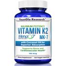Vitamina K2 MK7 100mcg com óleo de coco 120 cápsulas veganas