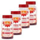 Vitamina K2 MK7 Menaquinona - 4 Frascos de 60 cápsulas de 500 mg Chamel