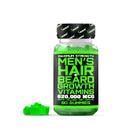 Vitaminas BBS para crescimento de barba e cabelo para homens: 620000mcg, gomas de biotina