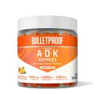 Vitaminas, gomas, à prova de balas, sem açúcar, A+D+K, laranja e morango