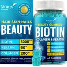 Vitaminas gomosas MOREX VITAMINAS Biotina Colágeno Queratina 60 quilates