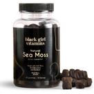 Vitaminas Sea Moss Gummies Black Girl com Bladderwrack 60 quilates