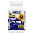 Vitaminas Veganas Deva Vitamina E 400 UI con Tocoferol
