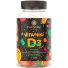 Vitamini D Gummy (60 Gomas) Vit D3 Infantil - Essential Nutrition