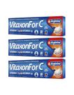 VitaxonforC Vitamina C + Arginina Airela 16 Comprimidos - kit 3 Un