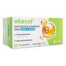 Vitecol Vitamina B12 Suplemento Cães e Gatos 30 Comprimidos Vitecol Vitamina B12 Suplemento Cães e Gatos 30 Comprimidos