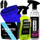 Vitrificador Automotivo V-plastic Vonixx Limpador Revelador